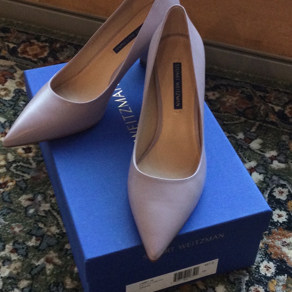 NEW! Stuart Weitzman Women's Purple Heels - Picture 1 of 6